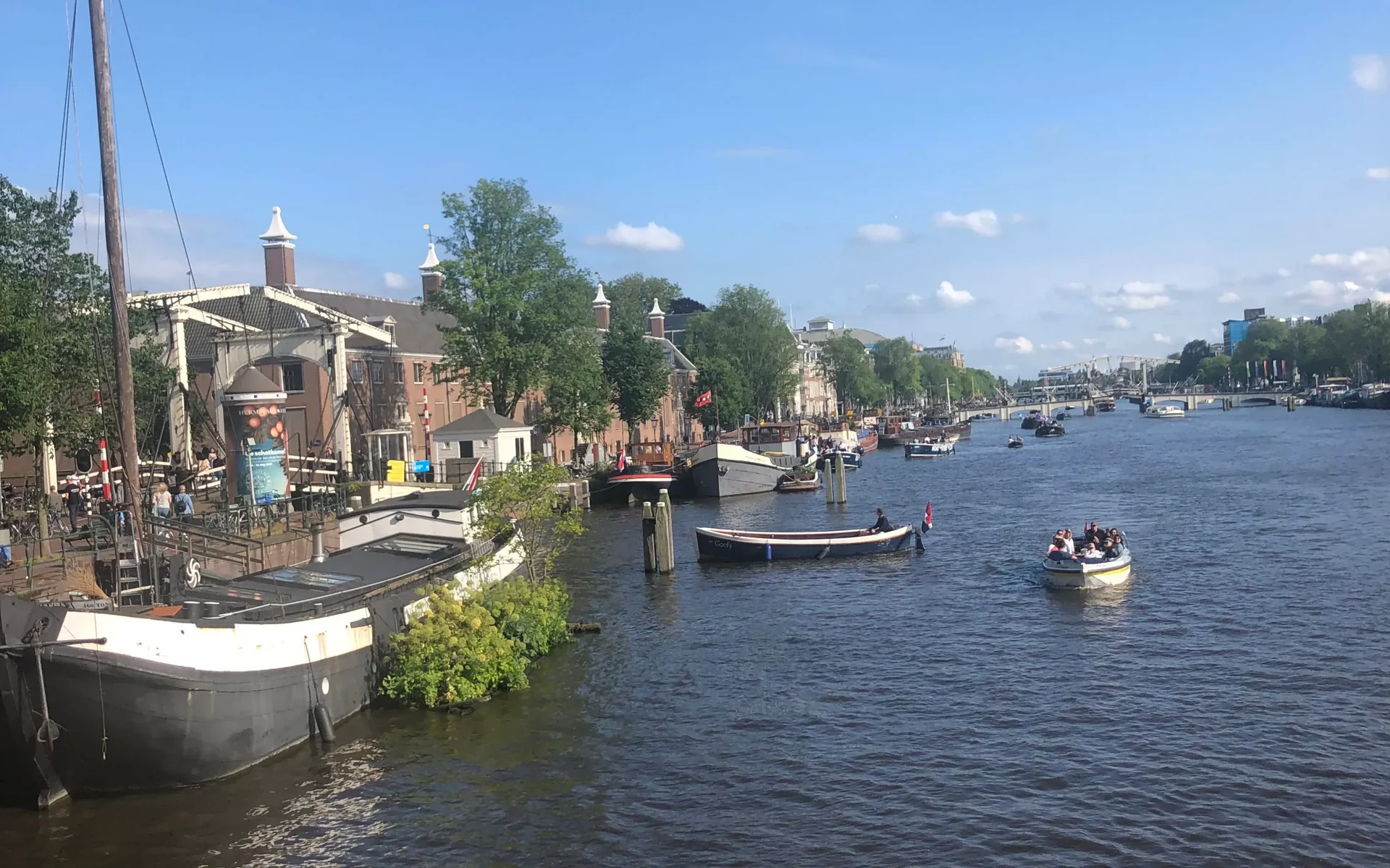 River view in Amsterdam