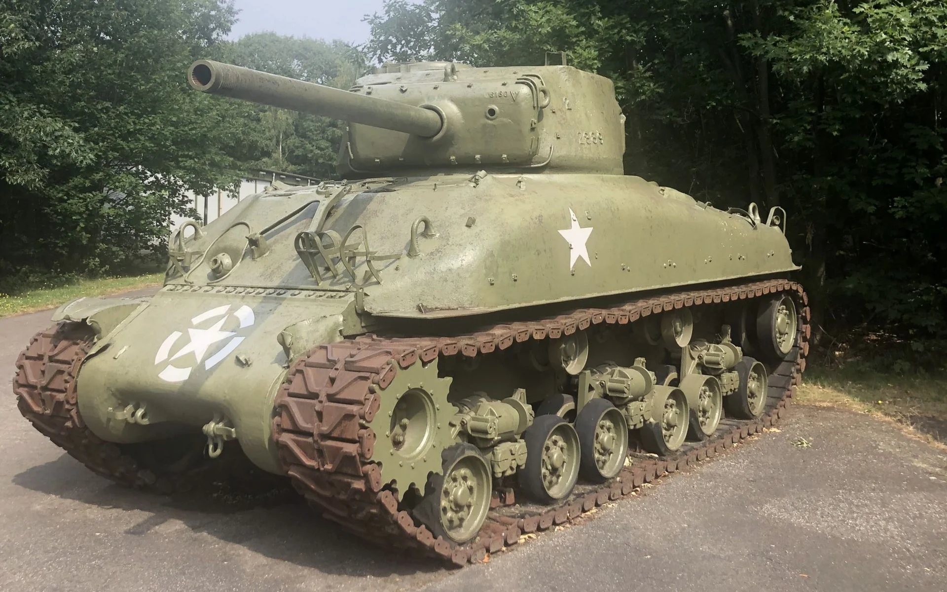 Second World War Sherman tank